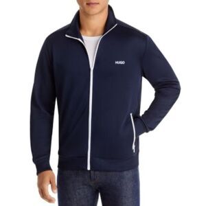 HUGO BOSS
Hugo Boss Men's "Degget" Logo Blue Full Zip Track Jacket Size M